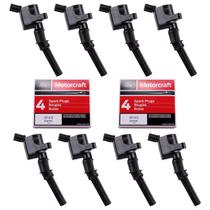 Bobinas de ignição e velas de ignição MAS DG508 SP413 para Ford V8
