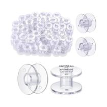 Bobinas De Plástico Transparente Para Máquina De Costura, Carretéis Vazios Universais Para Singer Bobinas De Plástico Transparente Para Máquina De Costura, Carretéis Vazios Universais Para Singer