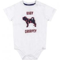 Boby Bebê Camiseta Malha Filho Charpey Manga Curta Gola Redonda Estampa Infantil Masculino