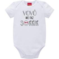 Boby bebê unissex kyly r.110390 - tam. médio - branco com frases Boby bebê unissex kyly r.110390 - tam. médio - branco com frases