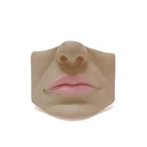 Boca de Silicone Para Treinamento de Perfuração Corporal Decoração de Vitrine de Piercing