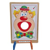 Boca Do Palhaço Brinquedo Educativo E Pedagógico Em Mdf