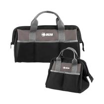 Boca larga ferramenta saco de armazenamento, Zip-Top Tote Bag, 10 ", 18"