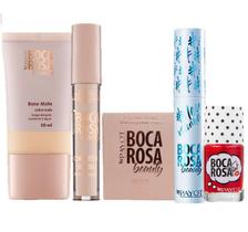 Boca Rosa Beauty By Payot Kit Make Basiquinha (Base 2+Corretivo 2+Pó Solto 2+Mascara de Cilios+Lip Tint)