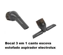 Bocal 3x1 canto Escova Estofado Para Aspirador De Pó Electrolux Original