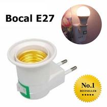 Bocal Adaptador Conversor Tomada Soquete E27 para Lâmpada Bivolt Chave Interruptor Liga Desliga Fácil Instalação Plug and Play Vida Útil Longa Bocal Adaptador Conversor Tomada Soquete E27 para Lâmpada Bivolt Chave Interruptor Liga Desliga Fácil Instalação Plug and Play Vida Útil Longa