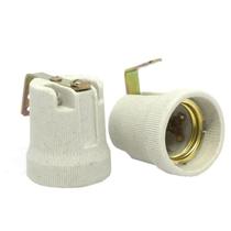 Bocal Adaptador E27 Porcelana com Cavalete Lucchi