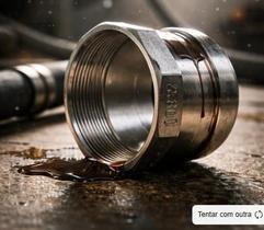 Bocal de Abastecimento Longo de INOX 316 Rosca Grossa 8 Polegadas NTP Com Vedação de Viton Alta Qualidade