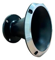 Bocal de aluminio modelo 1450 com flange preto Bocal de aluminio modelo 1450 com flange preto