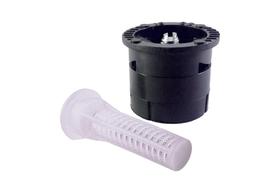 Bocal de aspersão Champion de 4,5 m de plástico, quarto de círculo