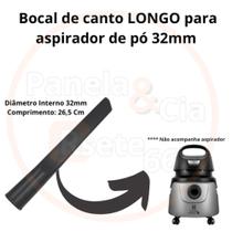 Bocal de canto LONGO para aspirador de pó de 32mm