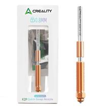 Bocal de impressora 3D Creality K2 Plus 0,8 mm em liga de cobre/aço