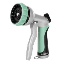 Bocal de mangueira de jardim Restmo Heavy Duty Metal 7 Spray Patterns Bocal de mangueira de jardim Restmo Heavy Duty Metal 7 Spray Patterns
