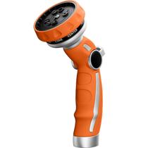 Bocal de mangueira Restmo Heavy Duty Metal 9 Spray Patterns Orange Bocal de mangueira Restmo Heavy Duty Metal 9 Spray Patterns Orange