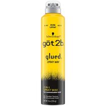 Bocal de pulverização duplo 2 em 1 de cera spray Got2b colado 240 ml