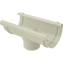 Bocal De Saida Para Calha Tigre Aquapluv 125Mm Bege Bocal De Saida Para Calha Tigre Aquapluv 125Mm Bege