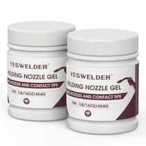 Bocal de soldagem Gel YESWELDER para soldagem MIG 454g (2 latas) Bocal de soldagem Gel YESWELDER para soldagem MIG 454g (2 latas)