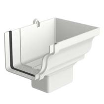 Bocal Direito Retangular Aquapluv Style Branco - 32029884 - Tigre Bocal Calha Retangul Direita Aquapluv Style Branco