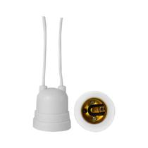 Bocal E27 Pendente Com Rabicho Branco Decorlux