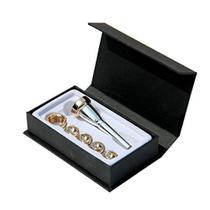 Bocal para Trompete Like-It em Latão com Revestimento Prateado e Dourado Bocal para Trompete Like-It em Latão com Revestimento Prateado e Dourado