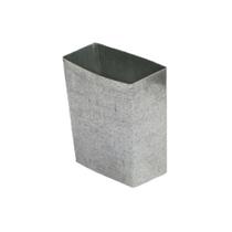 Bocal Retangular Zincado 3"" Com 28cm - LESTE CALHAS Bocal Retangular Zincado 3"" Com 28cm - LESTE CALHAS