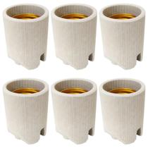Bocal Soquete De Porcelana Borne Embutido E27 06 Un