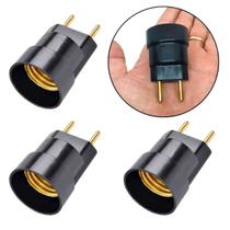 Bocal Soquete Porta Lampada Borne Embutido Base E27 03 Un