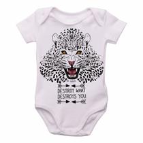 Bodie body Criança Infantil Roupa Bebê animais onça pintada