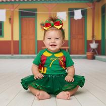 Bodies Body Infantil Nenem Chiquinha Menina Saia Tule Laço Bodies Body Infantil Nenem Chiquinha Menina Saia Tule Laço