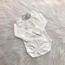 Body 100% Algodão Bebê Maternidade Menina Super Luxo Body 100% Algodão Bebê Maternidade Menina Super Luxo