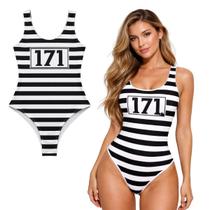 Body 171 Bandido Adulto Fantasia Carnaval Feminino Festa