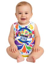 Body Abadá de Bebê Carnaval Bloquinho Festa Mesversario
