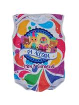 Body Abadá de Bebê Carnaval Bloquinho Festa Mesversario