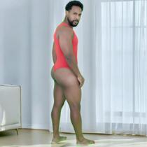 Body Adulto Masculino Fio Dental Baladinha Carnaval