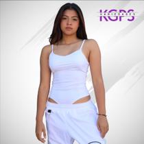 Body Alcinha Básica Casual Tecido Suplex - Branco Body Alcinha Básica Casual Tecido Suplex - Branco