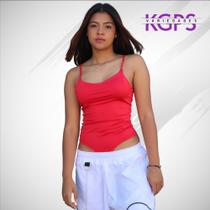 Body Alcinha Básica Casual Tecido Suplex - Vermelho Body Alcinha Básica Casual Tecido Suplex - Vermelho