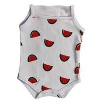 Body Alcinha Bebe Menina Roupa Verão Estampado 100% Suedine Body Alcinha Bebe Menina Roupa Verão Estampado 100% Suedine