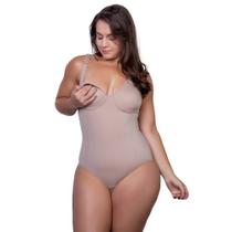 Body Amamentação Plus Size Modelador Pós Parto sem Bojo Moda de Baixo - PL299-300