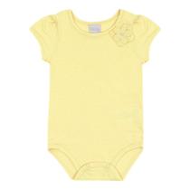Body Amarelo Bebê Pulla Bulla Menina - 53203-4 Body Amarelo Bebê Pulla Bulla Menina - 53203-4