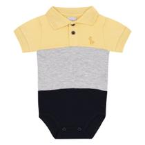Body Amarelo Bebê Pulla Bulla Menino - 53252-1346 Body Amarelo Bebê Pulla Bulla Menino - 53252-1346