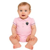 Body Atlético MG Polo Rosa Oficial
