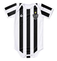 Body Atlético MG Proteção UV Listrado Oficial Body Atlético MG Proteção UV Listrado Oficial