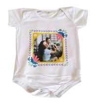 Body Baby Branco Personalizado Foto Ensaio Bebê Filho Filha Body Baby Branco Personalizado Foto Ensaio Bebê Filho Filha