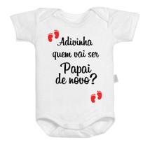 Body Baby Lembrancinha Adivinha quem Vai ser Papai De Novo