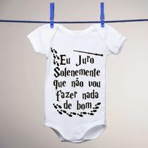 Body Baby Manga Curta - Harry Potter 2 -Unissex - Tamanho Único