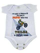 Body Baby Sou Prova de Que Papai Não Faz Trilha o Tempo Todo