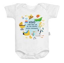 Body Baby Vovô e Vovó Preparem o Colinho Pois Estou Caminho