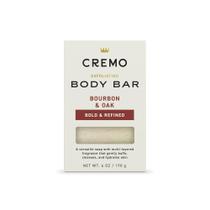 Body Bar Cremo esfoliante de bourbon e carvalho com rocha de lava