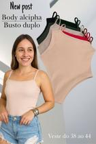Body Basico Alcinha Alça Fina Suplex Forro Duplo Lisa Basica Body Basico Alcinha Alça Fina Suplex Forro Duplo Lisa Basica