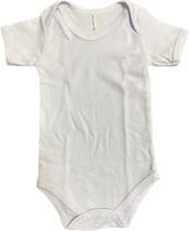 Body bebê 100% algodão unissex manga curta